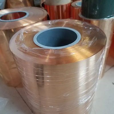 C10500 99.9% Pure Thin Copper Sheet Roll C11000 Flat Copper Strip For Water Heater