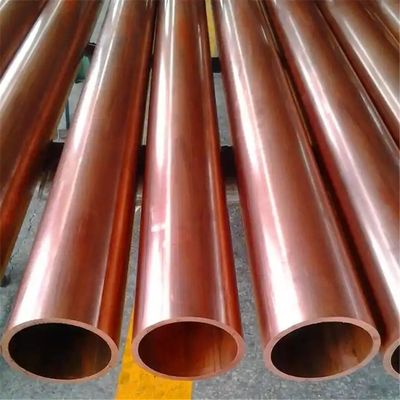 Seamless Copper Pipe Tube OD 1/2" 3/4" Copper Round Tubes 0.1mm ASTM B152M
