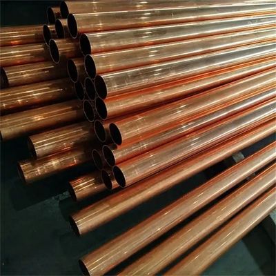 Customized C14500 Tellurium Copper Pipe Tube JIS Copper Line For Air Conditioner