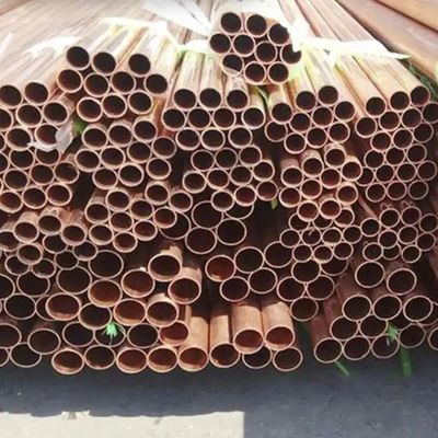 Seamless Copper Pipe Tube OD 1/2" 3/4" Copper Round Tubes 0.1mm ASTM B152M