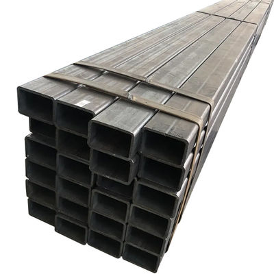 Competitive Price Q235 16Mn 75x75 Carbon Black Tube Ms Seamless Carbon Square Steel Pipe