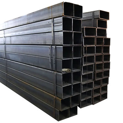 Competitive Price Q235 16Mn 75x75 Carbon Black Tube Ms Seamless Carbon Square Steel Pipe