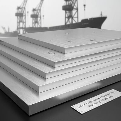 5083 H116 Marine Grade Aluminum Alloy Plate 3mm-200mm Thickness for Shipbuilding Hull Structure Applications