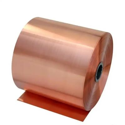 Flat Copper Strip Coil C1100 Oxygen Free Red Pure Copper Coil For Transformer