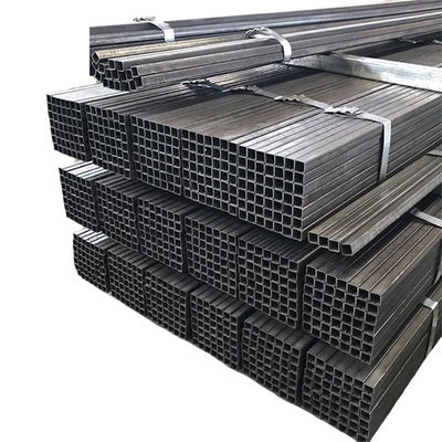 Competitive Price Q235 16Mn 75x75 Carbon Black Tube Ms Seamless Carbon Square Steel Pipe